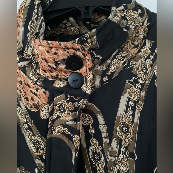 Vintage Anna & Frank 1990’s Silk Leopard Print Bomber Jacket - Picture 5 of 8